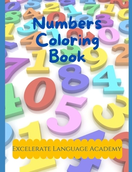 Paperback Numbers Coloring Book