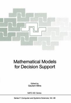 Paperback Mathematical Models for Decision Support Book