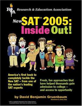 Paperback REA's New SAT 2005: Inside Out! Book