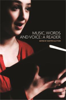 Paperback Music, words and voice: A reader Book