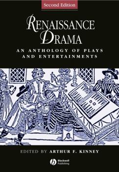 Paperback Renaissance Drama: An Anthology of Plays and Entertainments Book