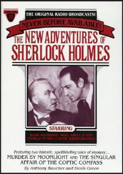 Audio Cassette New Adventures of Sherlock Holmes Vol#22: Murder by Moonlight & Coptic Compass Book