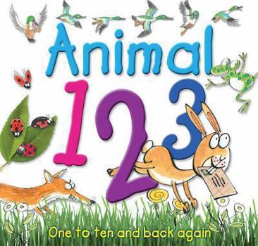 Hardcover Animal 123: One to Ten and Back Again. Illustrated by Kate Sheppard Book