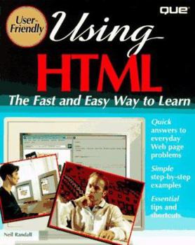 Paperback Using HTML Book