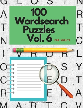 Paperback 100 Wordsearch Puzzles Vol. 6 Book
