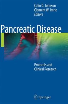 Paperback Pancreatic Disease: Protocols and Clinical Research Book