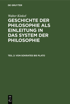 Hardcover Von Sokrates Bis Plato [German] Book