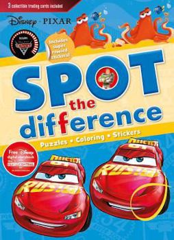 Paperback Disney Pixar Spot the Difference: Includes Super Reward Stickers! Book