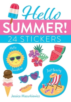 Paperback Hello Summer! 24 Stickers Book