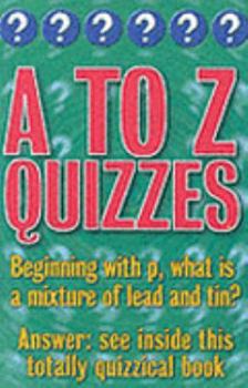 Paperback Categorically Quizzes: A to Z Quizzes (Categorical Quizzes) Book