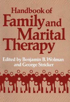 Hardcover Handbook Fam/Marital Ther Book