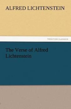 The Verse of Alfred Lichtenstein