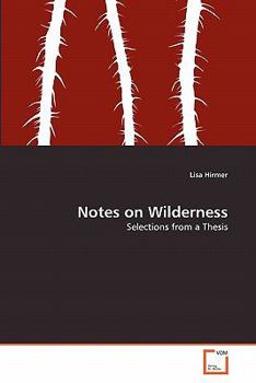 Paperback Notes on Wilderness Book