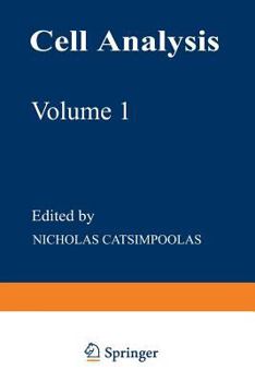 Paperback Cell Analysis: Volume 1 Book