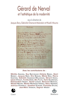 Paperback Gérard de Nerval et l'esthétique de la modernité [French] Book