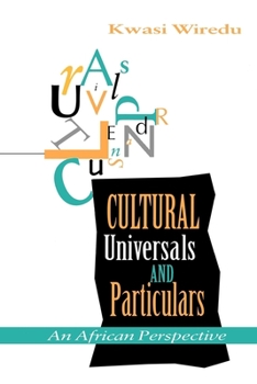Paperback Cultural Universals and Particulars Book