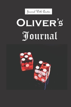 Oliver Journal: 6x9 inch Lined journal or diary or notebook to write ideas, study and make plans.