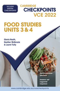 Paperback Cambridge Checkpoints VCE Food Studies Units 3&4 2022 Book