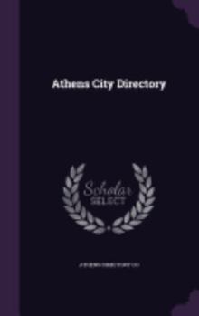 Hardcover Athens City Directory Book