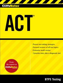 Paperback Cliffsnotes ACT Book