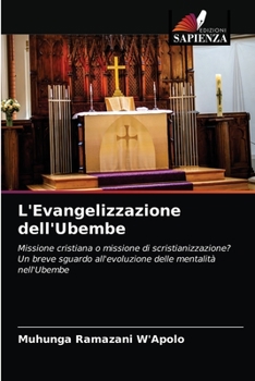 Paperback L'Evangelizzazione dell'Ubembe [Italian] Book