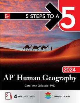 Paperback 5 Steps to a 5: AP Human Geography 2024 Book