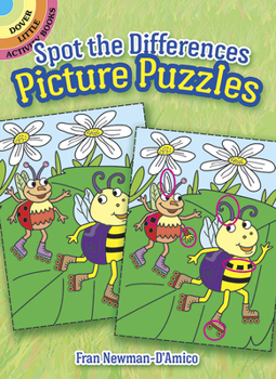 Paperback Spot the Differences Picture Puzzles Book