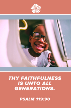 Pamphlet Unto All Generations Bulletin (Pkg 100) Legacy Book