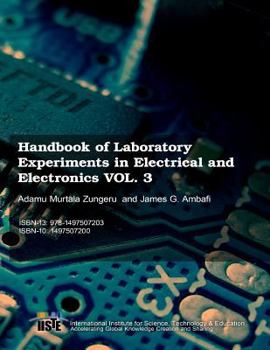 Paperback Handbook of Laboratory Experiments in Electrical and Electronics Vol.3 Book