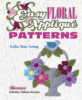 Paperback Easy Floral Applique Patterns Book