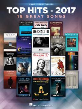 Paperback Top Hits of 2017: 18 Great Songs Book