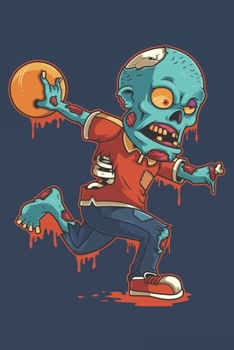 2020 Week To View Dated Planner Diary: 6x9 Inches Paperback Bowling Zombie