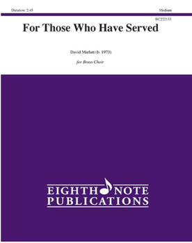 Paperback For Those Who Have Served: Score & Parts Book