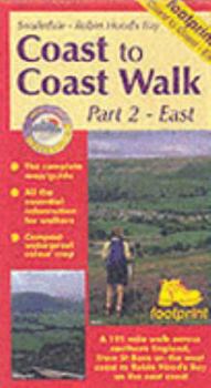 Hardcover Coast to Coast Walk: East: Map and Guide Book