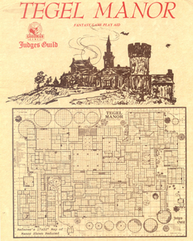 Goodman Games Judges Guild Classic Reprint: Tegel Manor (1E Adventure, W/Maps)