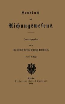 Paperback Handbuch Des Aichungswesens [German] Book