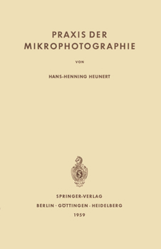 Paperback PRAXIS Der Mikrophotographie [German] Book