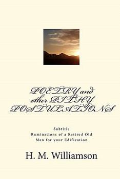Paperback Poetry and Other Pithy Postulations Book