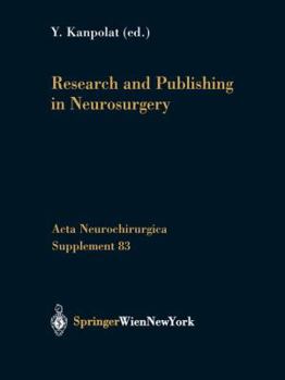 Paperback Research and Publishing in Neurosurgery Book