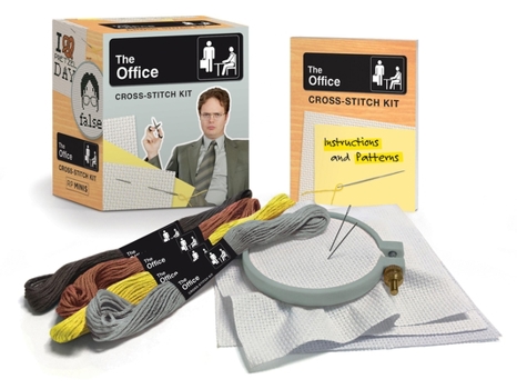 Paperback The Office Cross-Stitch Kit Book