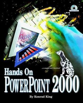 Paperback Hands on PowerPoint 2000 [With Sample Presentations] Book