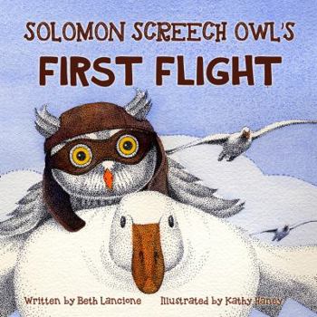 Hardcover Solomon Screech Owl's First Flight Book