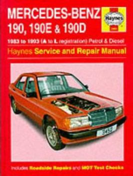 Hardcover Mercedes Benz 190, 190e & 190d (83-93) Service & Repair Manual Book