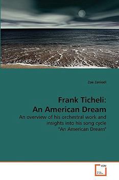 Paperback Frank Ticheli: An American Dream Book