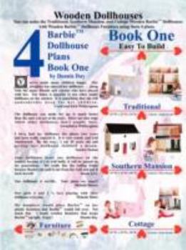Paperback Barbie Dollhouse Plans Book One Book