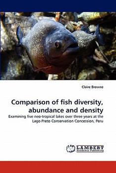 Paperback Comparison of fish diversity, abundance and density Book