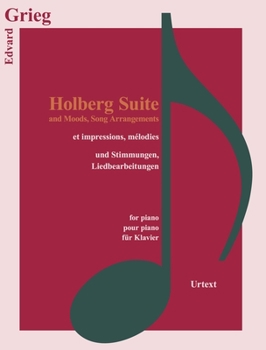 Paperback Holberg Suite and Moods, Song Arrangements Book