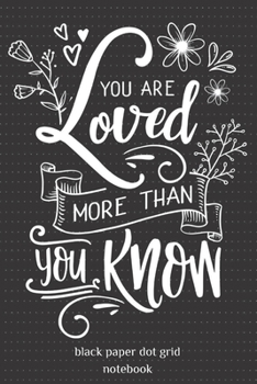 Black Paper Dot Grid Notebook Journal (6" x 9"): A Black Paper Dot Grid Notebook For Use With Gel & Metallic Pens | Reverse Color Journal With Black Pages | Blackout Journal