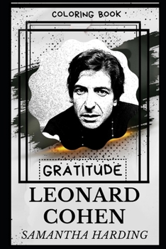 Leonard Cohen Gratitude Coloring Book
