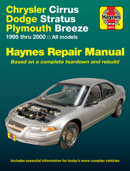 Paperback Chrysler Cirrus, Dodge Stratus & Plymouth Breeze 1995-00 Book